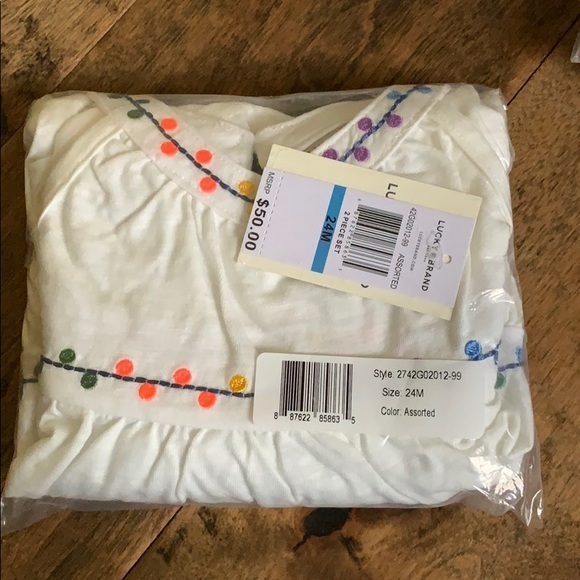 NWT! Lucky! Boho top and leggings! - Picture 2 of 2